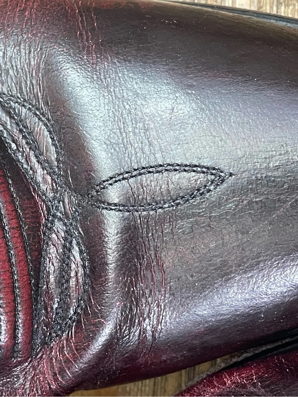 Dan Post Milwaukee Western Boot Black Cherry Mens Size 9 style 2112